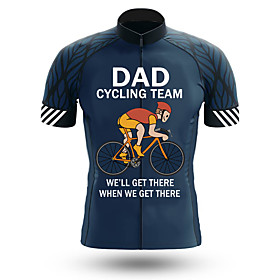 21Grams Men's Short Sleeve Cycling Jersey Summer Spandex Polyester Purple Red Green Bike Jersey Top Mountain Bike MTB Road Bike Cycling Quick Dry Moisture Wick