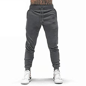 Men's Chino Sports Outdoor Sports Casual Sports Pants Sweatpants Pants Patterned Full Length Print Black Red Army Green Dark Gray Gray